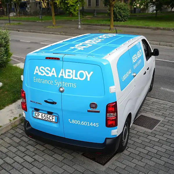 Furgoni ASSA ABLOY, Flotta aziendale