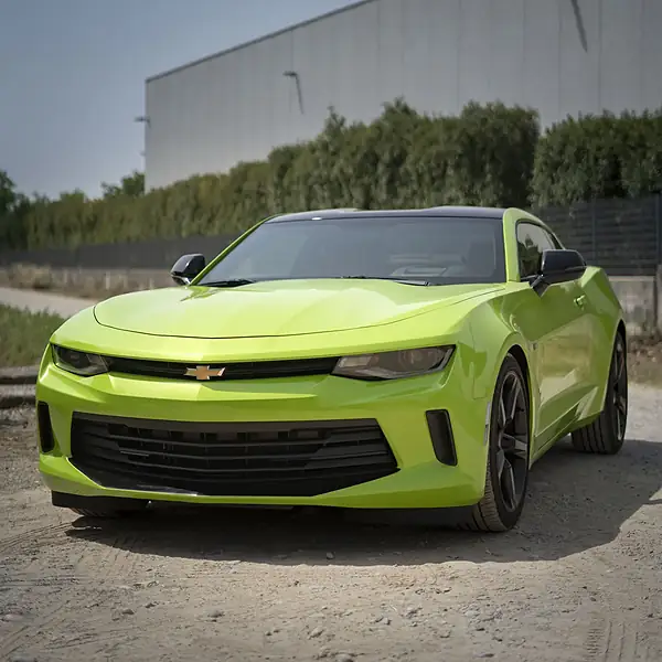 Chevrolet Camaro, Wrapping completo verde acido lucido