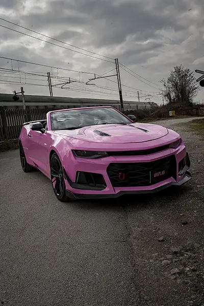 Chevrolet Camaro, Wrapping completo rosa