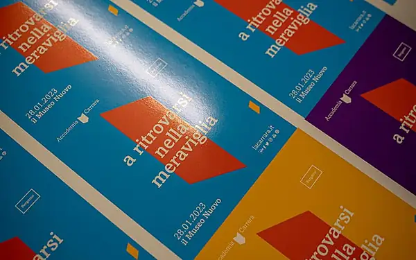 Manifesti per l’Accademia Carrara, Stampa digitale di manifesti