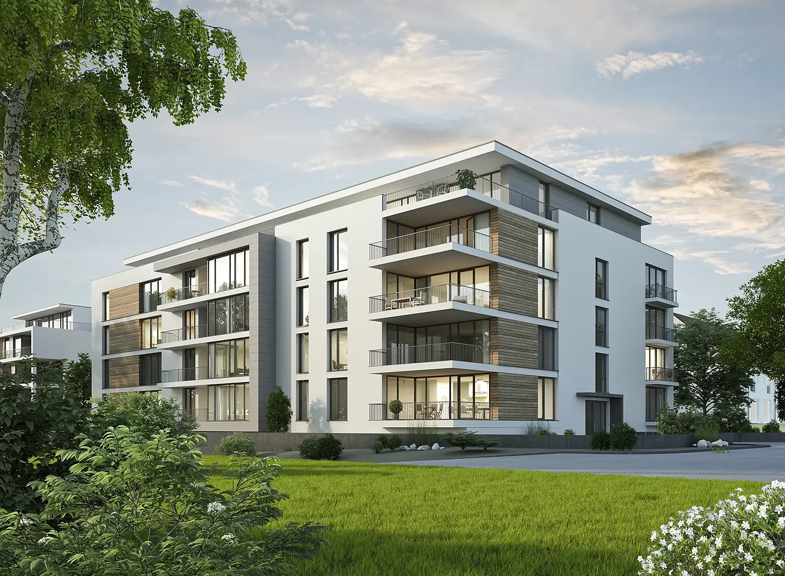 Edificio residenziale: Building, lavoro WrapLab con i dettagli segnati
